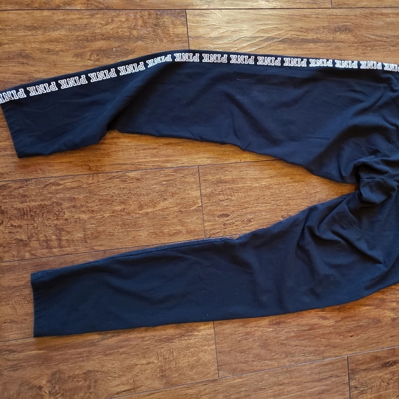 Pink black leggings Activewear - Picture 5 of 5